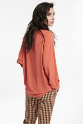 CHIFFON FLOWING BEAR SHIRT